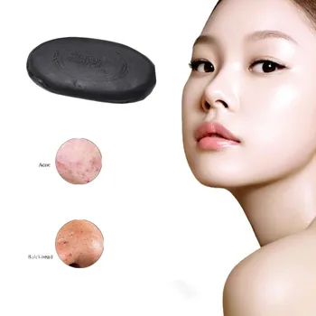 

Black Honey Bamboo Charcoal Soap Anti allergic Healthy skin Bathing Tool Soap Bleaching Agents Removal Acne Moisturizing skin