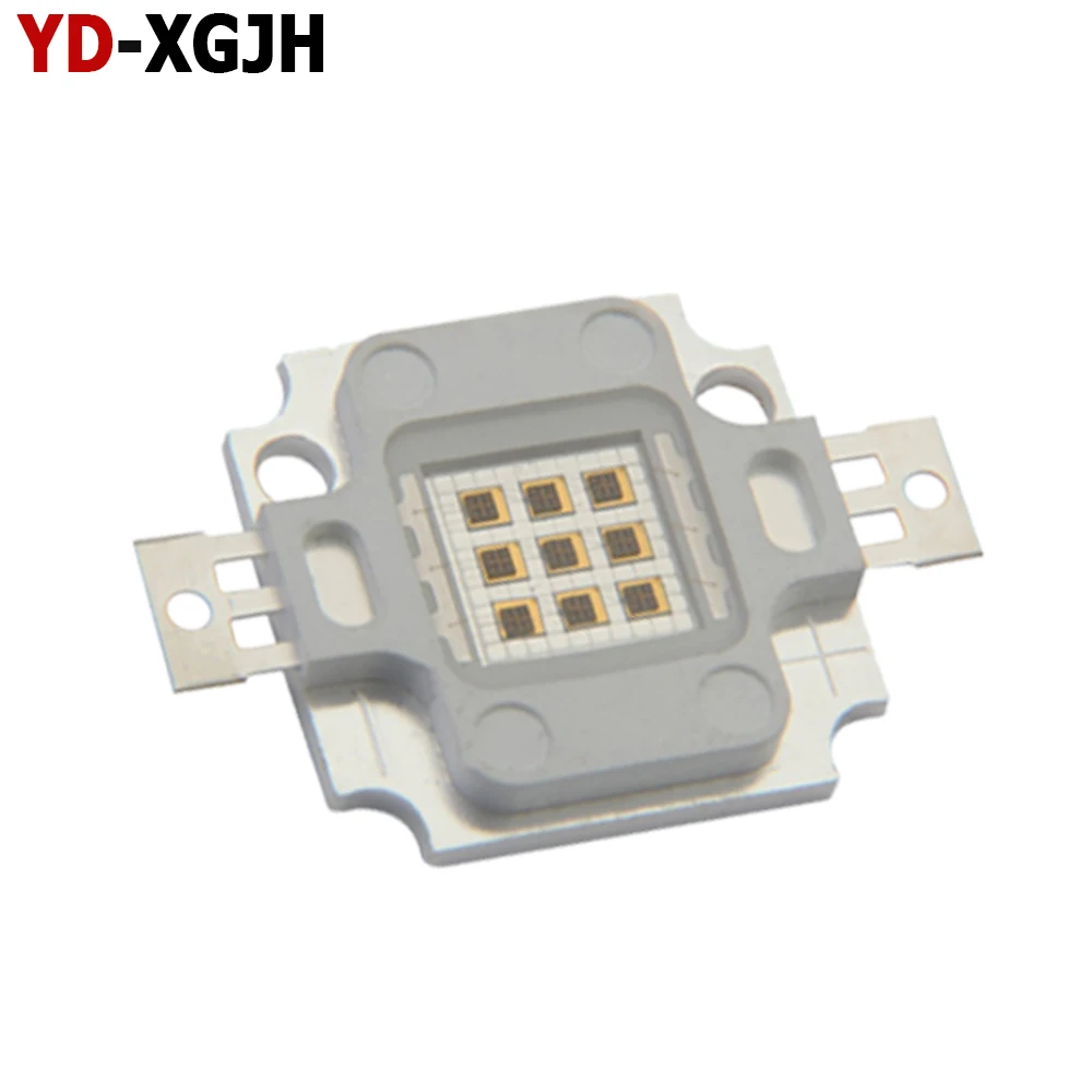 1-10PCS 10W RGB Round High Power LED light SMD chip bead Panel  Integrated bulb 