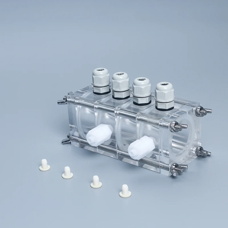 

28ml Electrolyzer Can Hold Ion Exchange Membrane Microbial Reactor and Hold Anion Exchange Membrane Fuel Cell