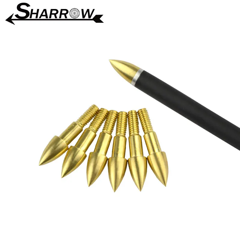 

50pcs Archery Arrowheads Target Tips Field Points Bullet 75gr/100gr Broadheads Screw Shooting Bow Arrow Accessories