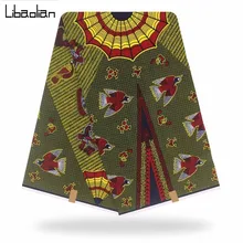 Настоящий гарантированный настоящий голландский воск, высокое качество, pagne ducth, настоящий хлопок, 6 ярдов, африканская ткань для шитья, Анкара, F911-21