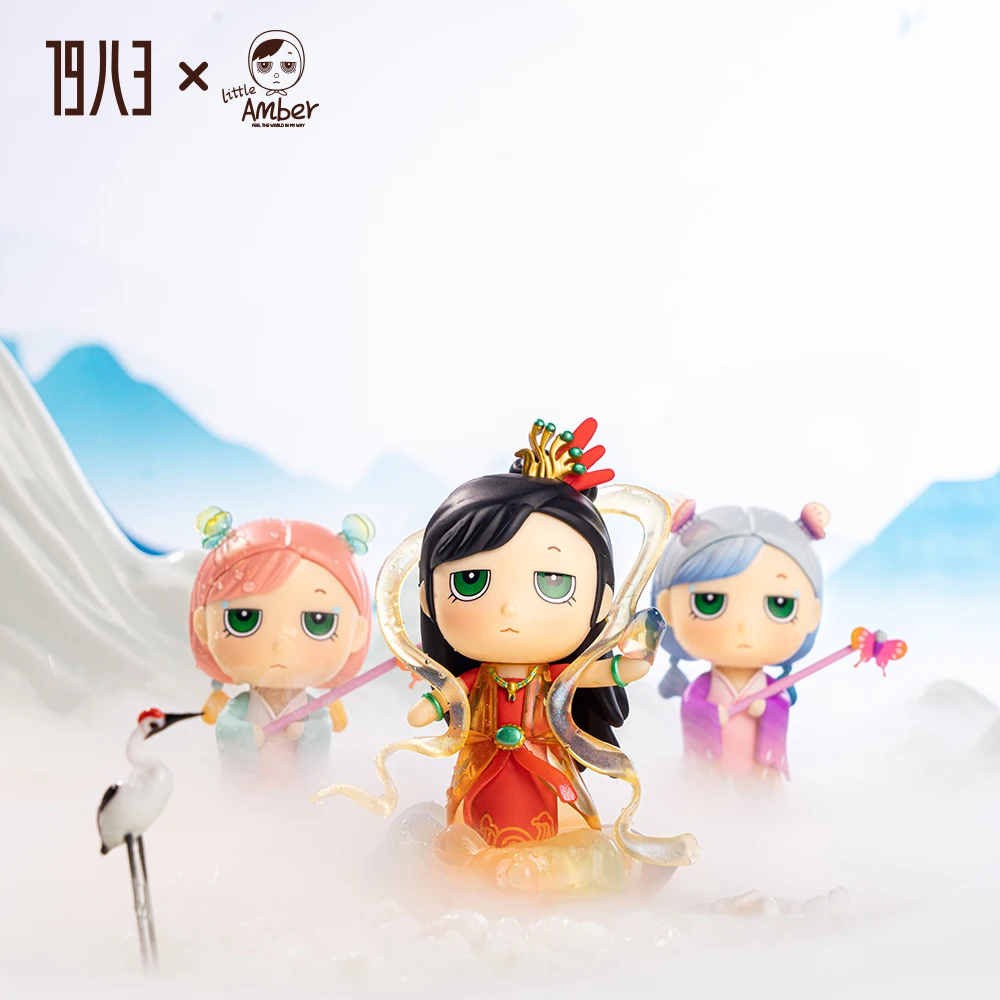 

Ghost Fox Toys Genuine Fairy Series Blind Random box Trend Kid Doll Christmas Gift Computer Desktop Decoration