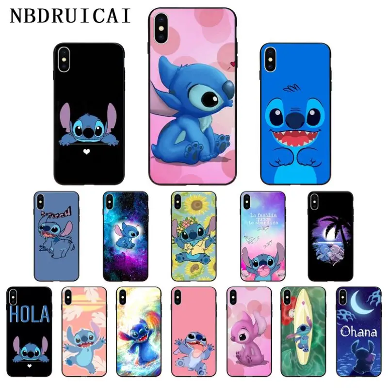 

NBDRUICAI Cartoon Cute Stich Stitch High Quality Phone Case for iPhone 11 pro XS MAX 8 7 6 6S Plus X 5 5S SE XR case
