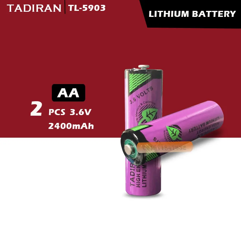 2 шт. Оригинальный Новый TADIRAN TL-5903 ER14500 14505 3,6 В AA ПЛК литиевая Батарея Бесплатная доставка