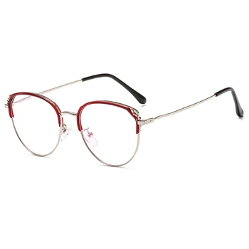 

OFFRAY Reading Glasses Brand New Round Frame Anti-blue Light Computer Mobile Phone Fine Eyebrows Spectacle 16001 UV400 Eyewear
