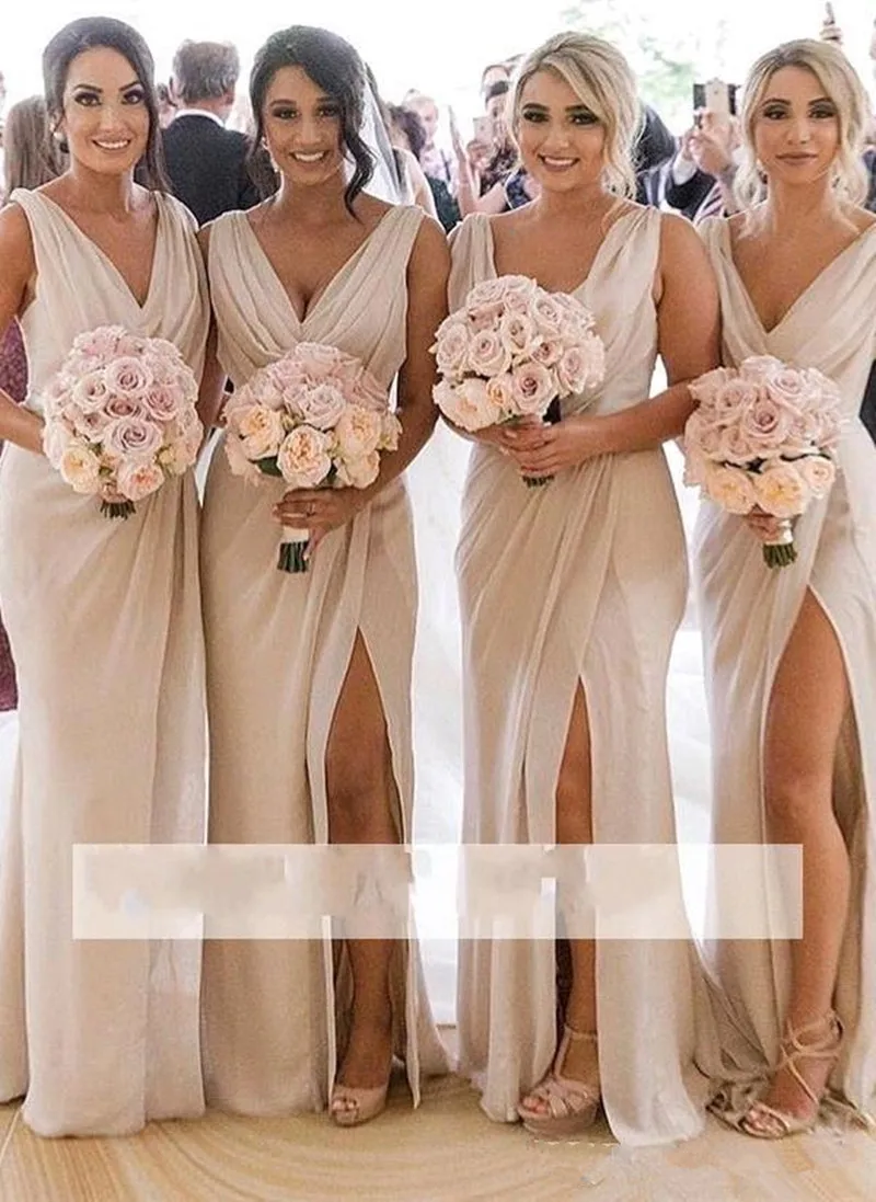 2019-summer-wedding-chiffon-ivory-bridesmaid