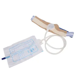 Silicone Waist Urine Drainage Bag Portable Catheter Fixation Urine Collection Bag Funnel Medical Urine collector Washable Care