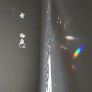 

30mm Crystal Suncatcher With AB Octagon Prisms Rainbow Collection Window Sun Catcher Ornament Handcrafted Gift For Family