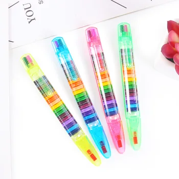 

20 Colors/pcs Kawaii Crayons Cute Oil Pastel Creative Colored Graffiti Pen For Kids Drawing Painting Supplies Student Stationery