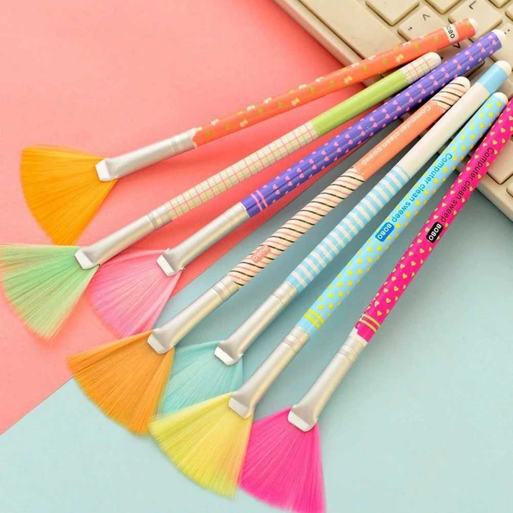 New 1pcs Keyboard Cleaner USB Mini Dust Machine For Computer Laptop PC Handle Colorful Dusting Brushs Paintbrush