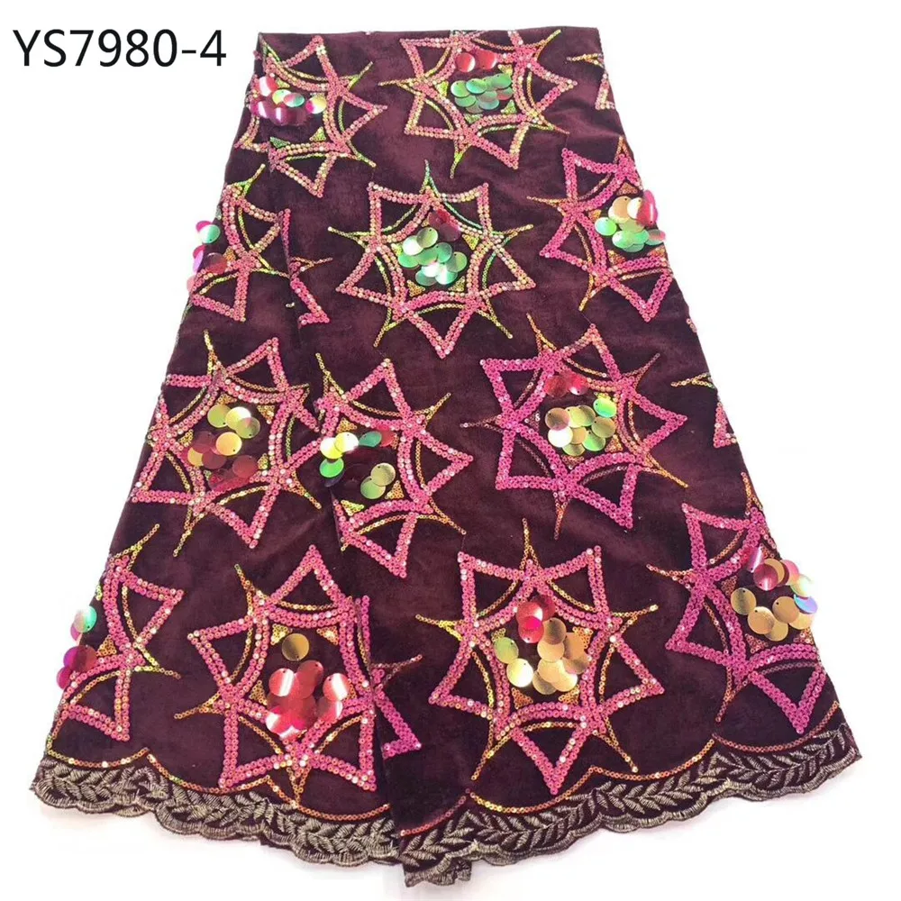 Высокое качество большое кружево Новое поступление блестки вышивка звезда