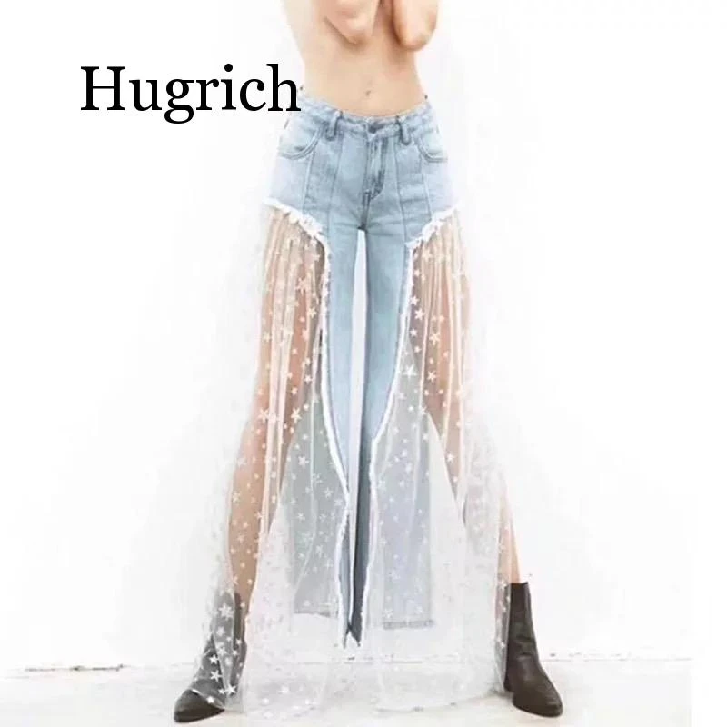 lace star jeans