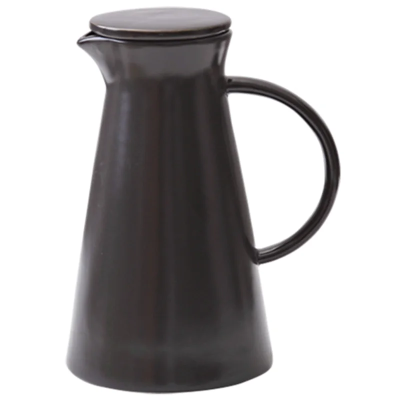

1300ML Ceramic Water Jug Office Cold Hot Water Jar Tea Pot Heatproof Drink Dispenser Drinkware