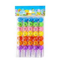 20 шт./упак. 7 цветов карандаш, рисунок со смайликом, съемные crayon засахаренный berry crayon кавайные канцелярские школьные товары для рисования