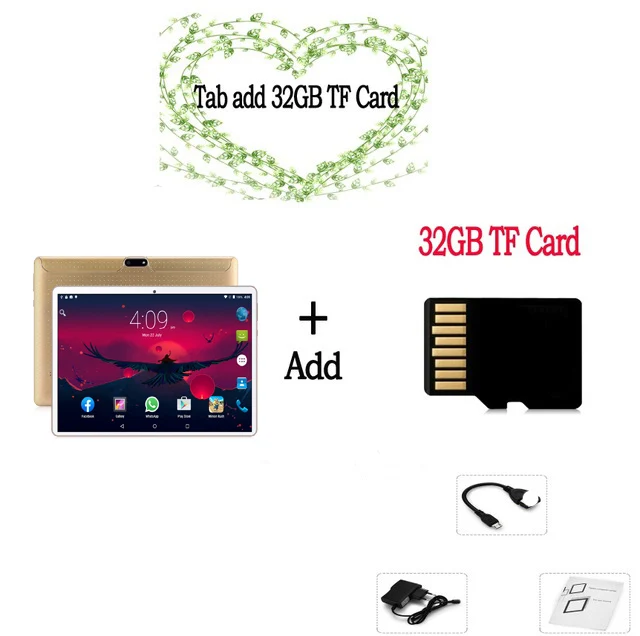 Новая система, 10.1-дюймовые планшеты, ПК, 3g, 4G, две sim-карты, Android 9,0, десять ядер, 8 Гб ram, 128 ГБ rom, ips, Wi-Fi, gps, планшетный ПК - Комплект: Комплект 3