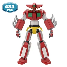 

MOC Anime Action Figure Getter Roboed Robot Building Blocks Set Sci-Fi Mecha Cartoon Figures Warrior Technical Bricks Boy Toys