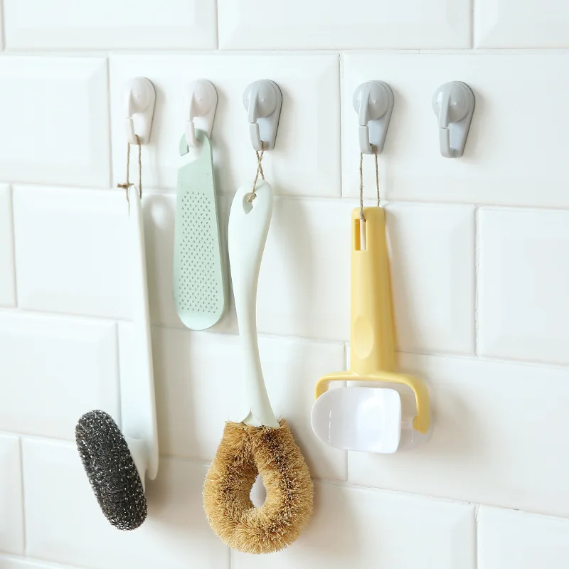 

A2643 Originality Elephant A Hook Kitchen Wall Nothing Mark Hook Shower Room Waterproof Hanging Bearing Avoid Nail Hook
