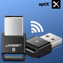 Ugreen USB Bluetooth Transmisor Receptor 4,0 Adaptador Dongle aptx inalámbrica auriculares PC Receptor de Audio Bluetooth Adaptador