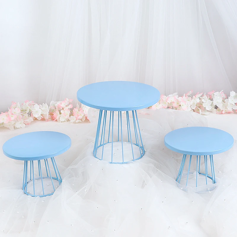 Blue cake stand Dreamy style wedding cake tools fondant home decoration bakeware Kitchen& bar dessert table