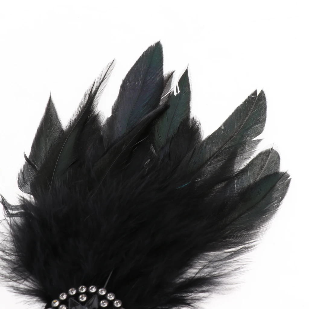Женская Черная Повязка На Голову 1920 головной убор, резинка для волос, аксессуары для волос