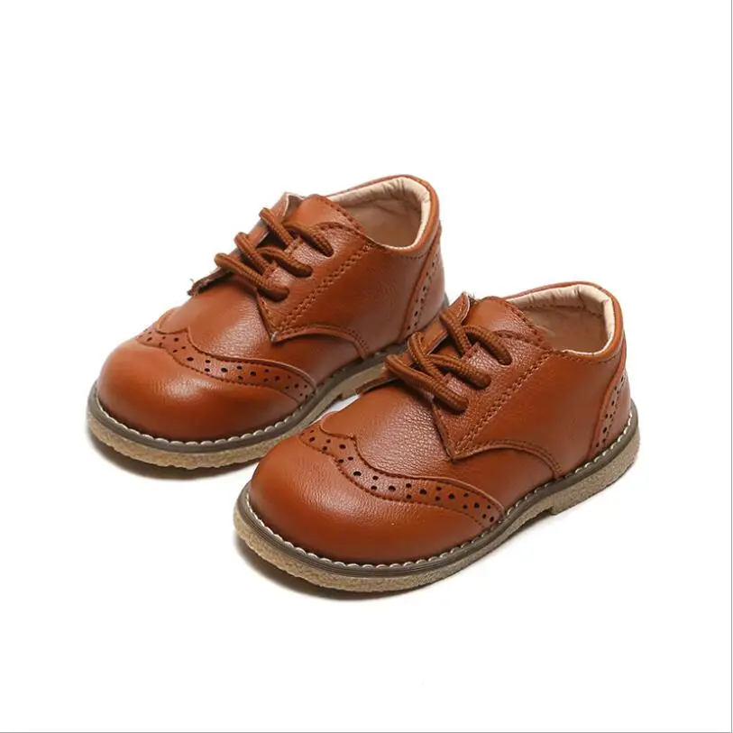 Spring autumn new children genuine leather shoes boys girls single shoes cow muscle super soft sole leather shoes size 21 to 30 Spring autumn new children genuine leather shoes boys girls single shoes cow muscle super soft sole leather shoes size 21 to 30