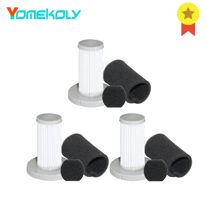2Pcs HEPA Filter with Sponge Cover Replacement Accessory for Deerma DX700/DX700S