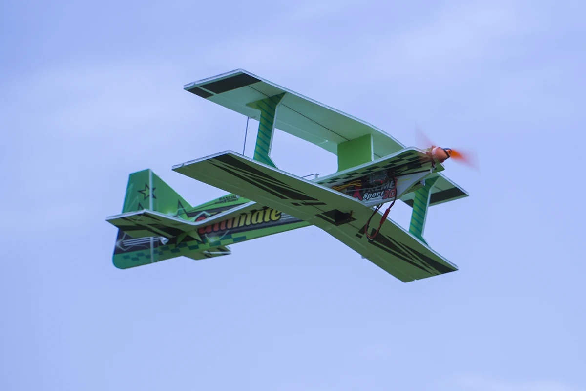 New Indoor/Outdoor PP Foam Sport 3D Biplane 586mm Wingspan Ultimate Lightest RC Plane Model RC MODEL HOBBY TOY HOT SELL PLANE 4