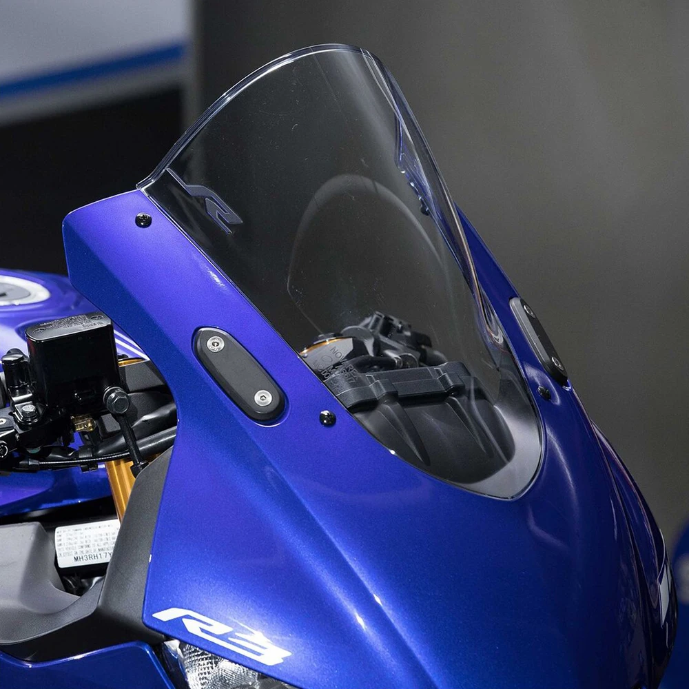 MTKRACING Motorcycle Front Screen Windshield Fairing Windshield For YAMAHA YZF-R3-YZF-R25 motorcycle windshield