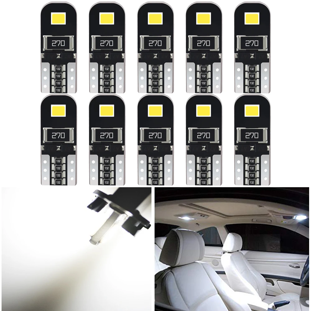 10x T10 W5W Led без ошибок Canbus интерьерные Автомобильные фары для Volkswagen Passat B7 CC B6 Touareg