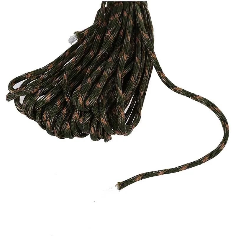 100ft парашютный шнур Paracord 7 Strand Core веревка для выживания/Открытый Отдых/Туризм