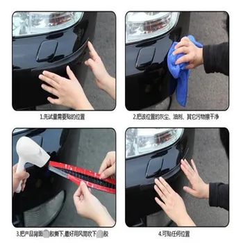 

Car Styling Bumper Anti-collision Strip Sticker For Land Rover Range Rover/Evoque/Freelander/Discovery/SPORT/Velar Accessories