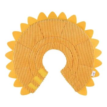 

1 Pc Pet Collar Super Soft Sunflower Shaped Removable Puppy Wearing Neckwear Neck Collar Dog Collar for Pet Puppy