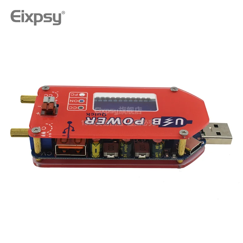 USB регулируемый силовой модуль Мобильный усилитель линии дровяной печи вентилятор Скорость воздуходувки ЖК-дисплей 15 Вт DP3A