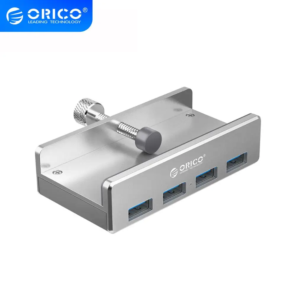 Usb-3.0 Clip-Type-Hub Orico Mh4pu Laptop Desktop 4-Ports Aluminum 150cm for 10-32mm 