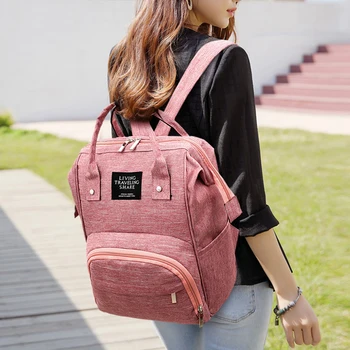 

The Baby Backpack Multi-functional Mommy Bag Shoulder Bag For Mother And Child Large Outdoor Bottle Bag Fashion Mummy Bag