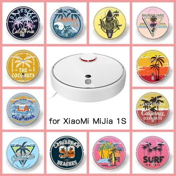 

Provide Customized Custom Vinyl Coconut Tree Sticker for xiaomi Robot Robotic 1S Vacuum Cleaner Skin Spare Parts Accessories