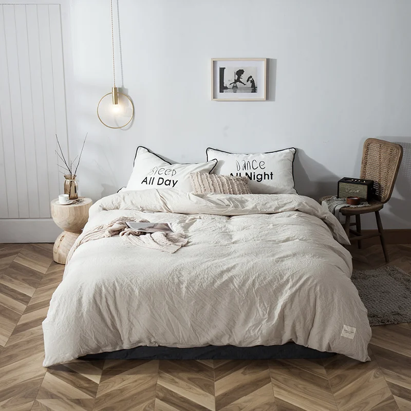 Nordic Winter Forest Small Animals Printed Duvet Cover Quilt Cover Bed Linen for Adult Kid Gift Full Queen 200*230 150*200 - Цвет: Прозрачный