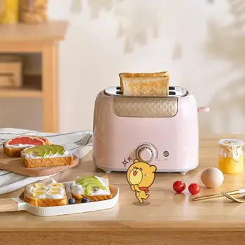 

2 Slices Stainless Steel Automatic Toaster Quick Heating Bread Sandwich Machine Home Breakfast Maker 6 Levels