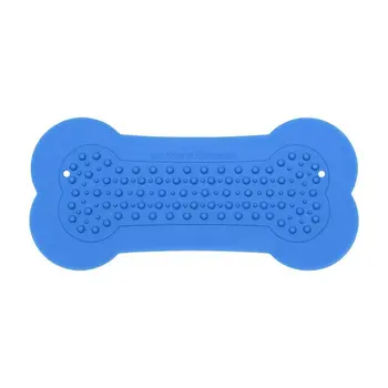 

Practical Dog Bathroom Shower Stickers Soft Silicone Bone Stickers Pet Cat Dogs Training Bathing Stickers