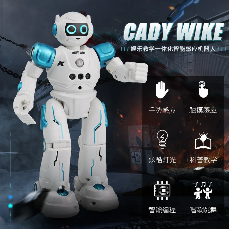 Douyin Игрушка Супермаркет Лидер продаж робот игрушки Электрический пульт дистанционного управления Управление робот интеллигентая(ый) Голос мальчик игрушка в подарок