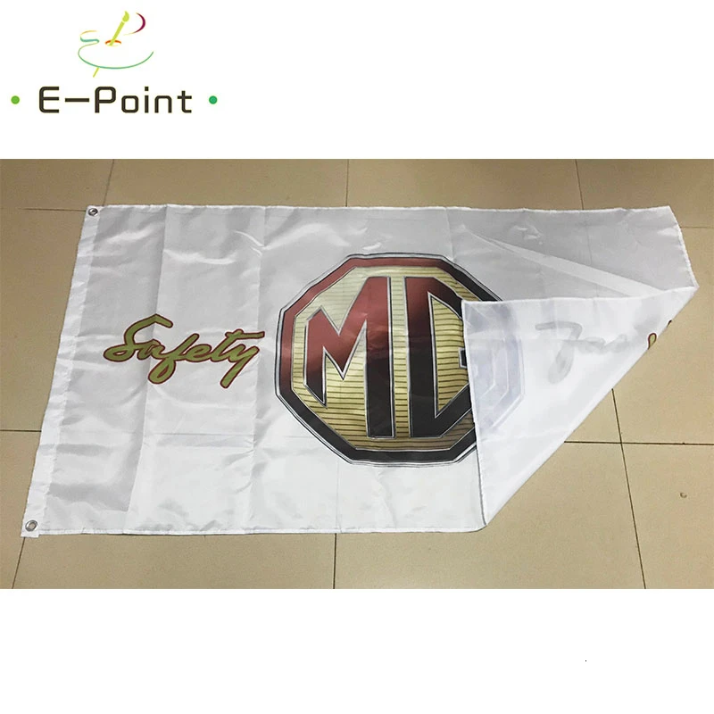 MG безопасность автомобиля и быстрый флаг 2 фута* 3 фута(60*90 см) 3 фута* 5 футов(90*150 см) размер рождественские украшения для домашнего флага баннер подарки