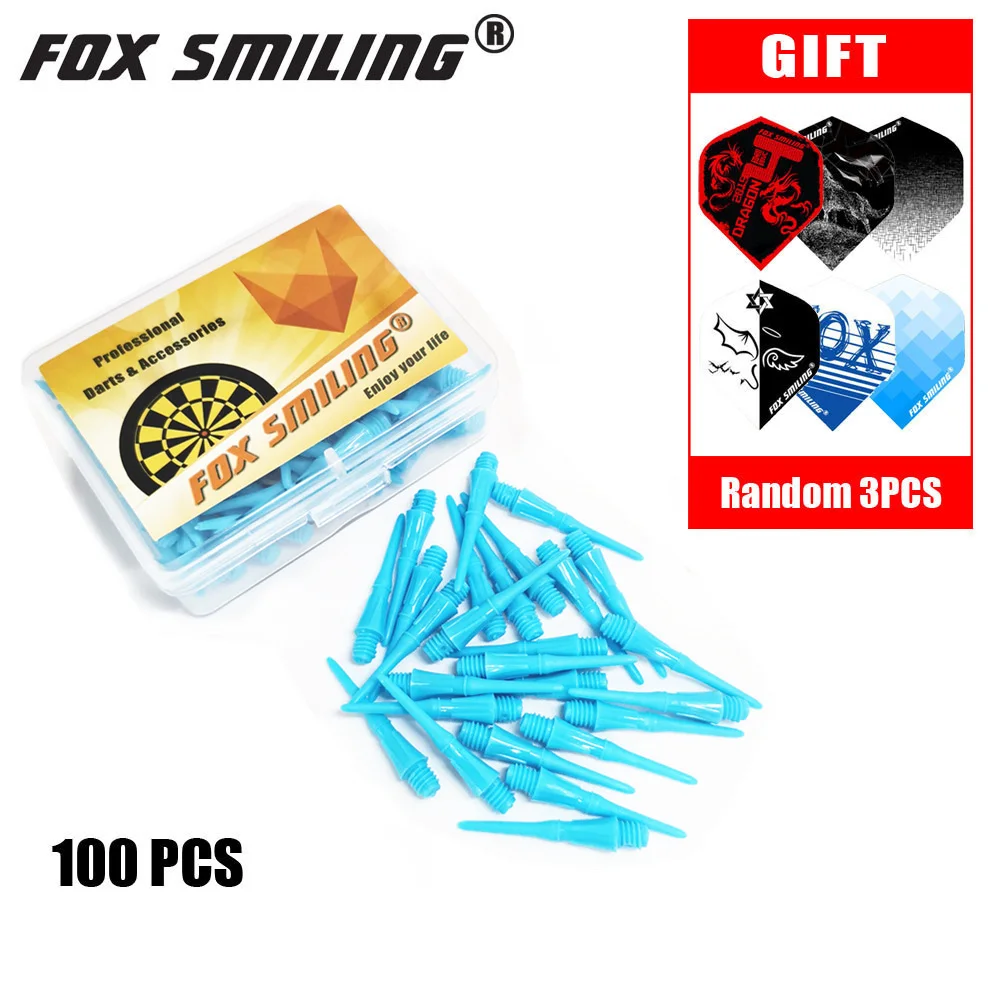 Fox Smiling шт./компл./Комплект Электронный Дротика 2BA Groove 25 мм с мягким наконечником