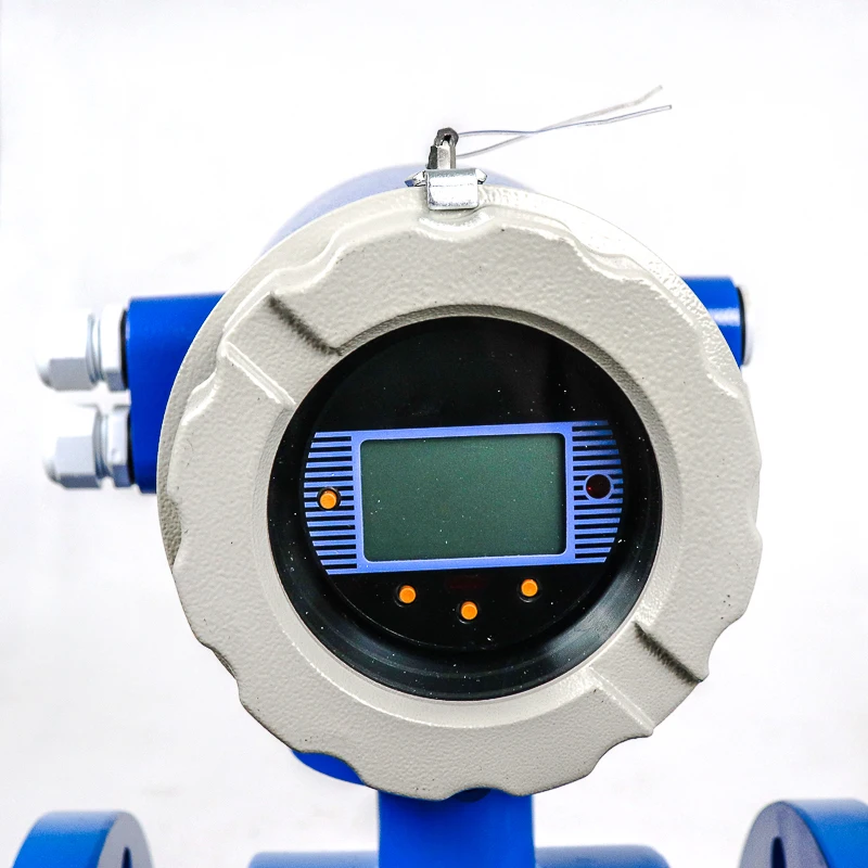 Waste Water Slurry Smart Electromagnetic Flow Meter DN80 DN100 DN125 0.5% High Accuracy Flange Connection 4-20mA RS485
