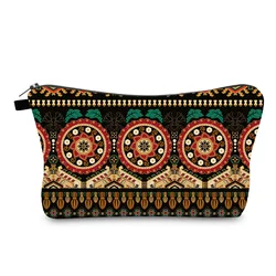 Mandala Lotus Cosmetic Bag Mandala Makeup Bags Lotus Print Purses Flower Makeup Bag Organizer Jewelry Organizer