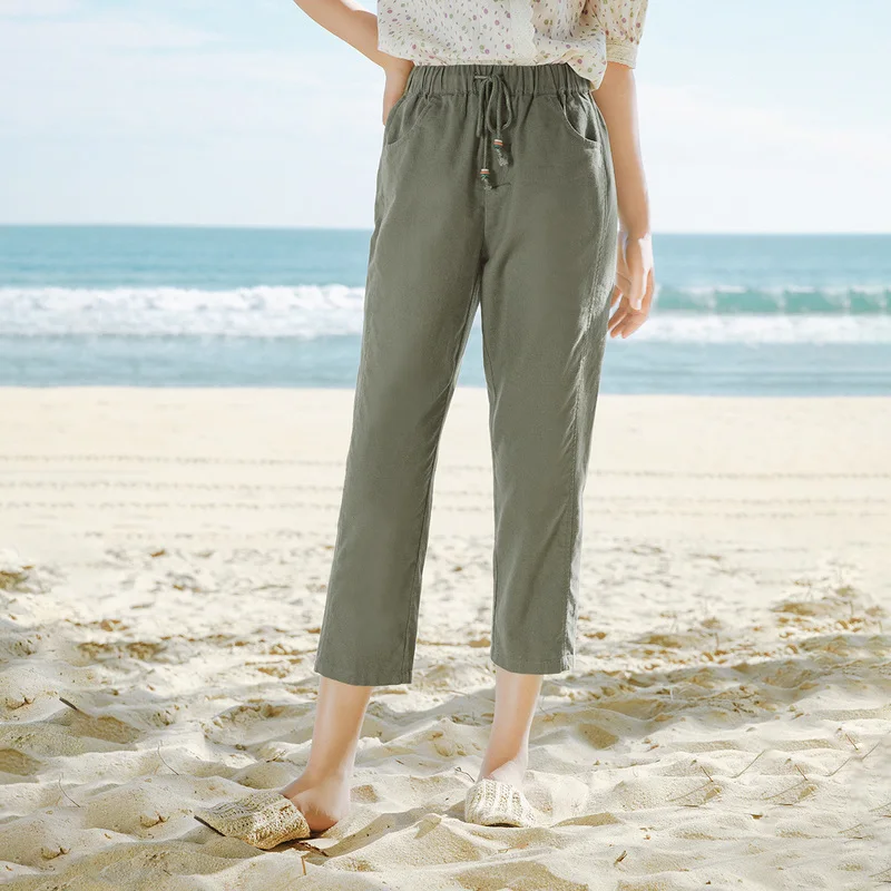 INMAN 2020 Spring New Arrival Cotton and Linen All Match Comfortable Causal Harem Pants INMAN 2020 Spring New Arrival Cotton and Linen All Match Comfortable Causal Harem Pants