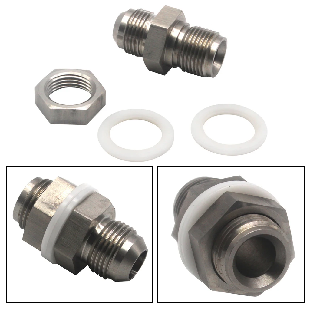 Universal Steel Oil Pan Return Drain Plug Adapter Bung Fitting for AN10 Weldable