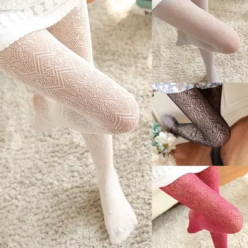 

Sexy Hollow Lace Stockings Femme Fantaisie Pantyhose Jacquard Stockings Women Heart Wave Ladies Hosiery Tights Panty-hose