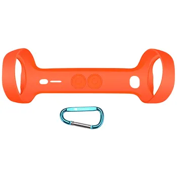 

Storage Bluetooth Speaker Portable Carrying Case Protective Waterproof Dustproof Silicone With Carabiner Travel For JBL Flip 5