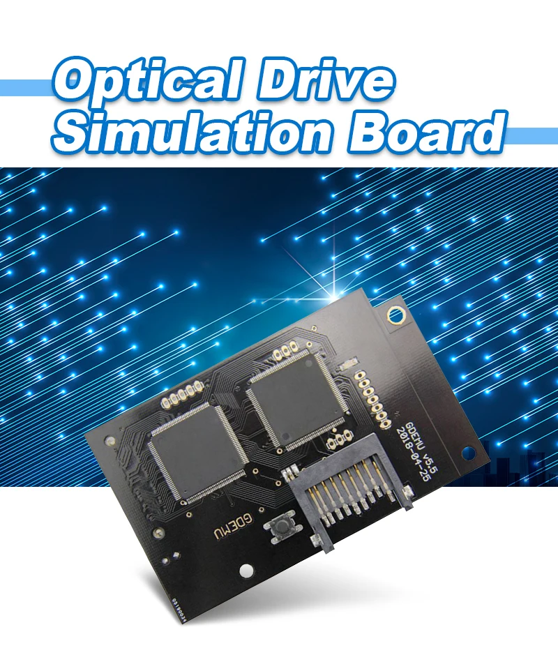 Optical Drive Simulation Board for DC Game Machine the Second Generation Built in Free Disk replacement
