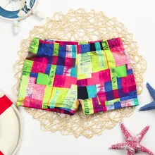 Ярко-розовый Детский Эластичный пляжный купальный костюм для маленьких мальчиков, плавки, шорты, одежда, камуфляжные шорты, купальный костюм, пляжная одежда#1